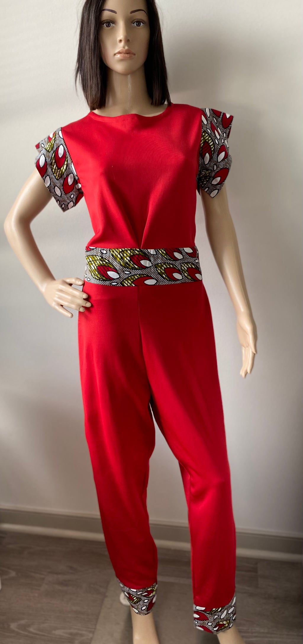 Ankara Sleeves Jumpsuit
