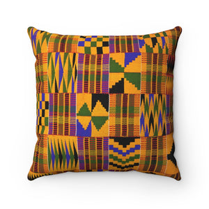 Kente Square Pillow - AFROSWAGG5