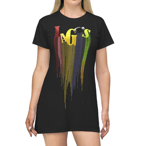 Lagos T-Shirt Dress - AFROSWAGG5