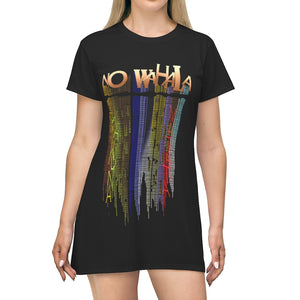 No Wahala T-Shirt Dress - AFROSWAGG5