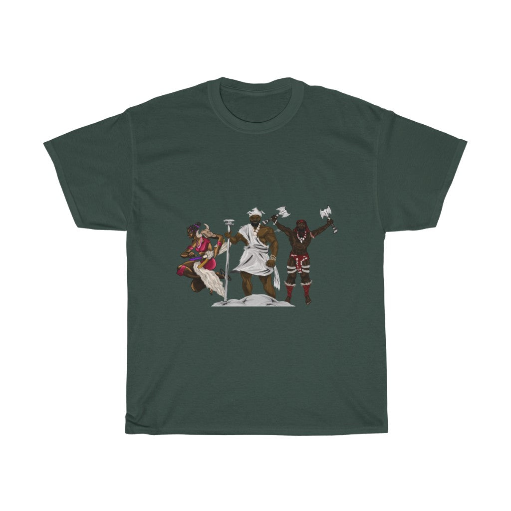 African gods Unisex T-Shirt (Warriors) - AFROSWAGG5