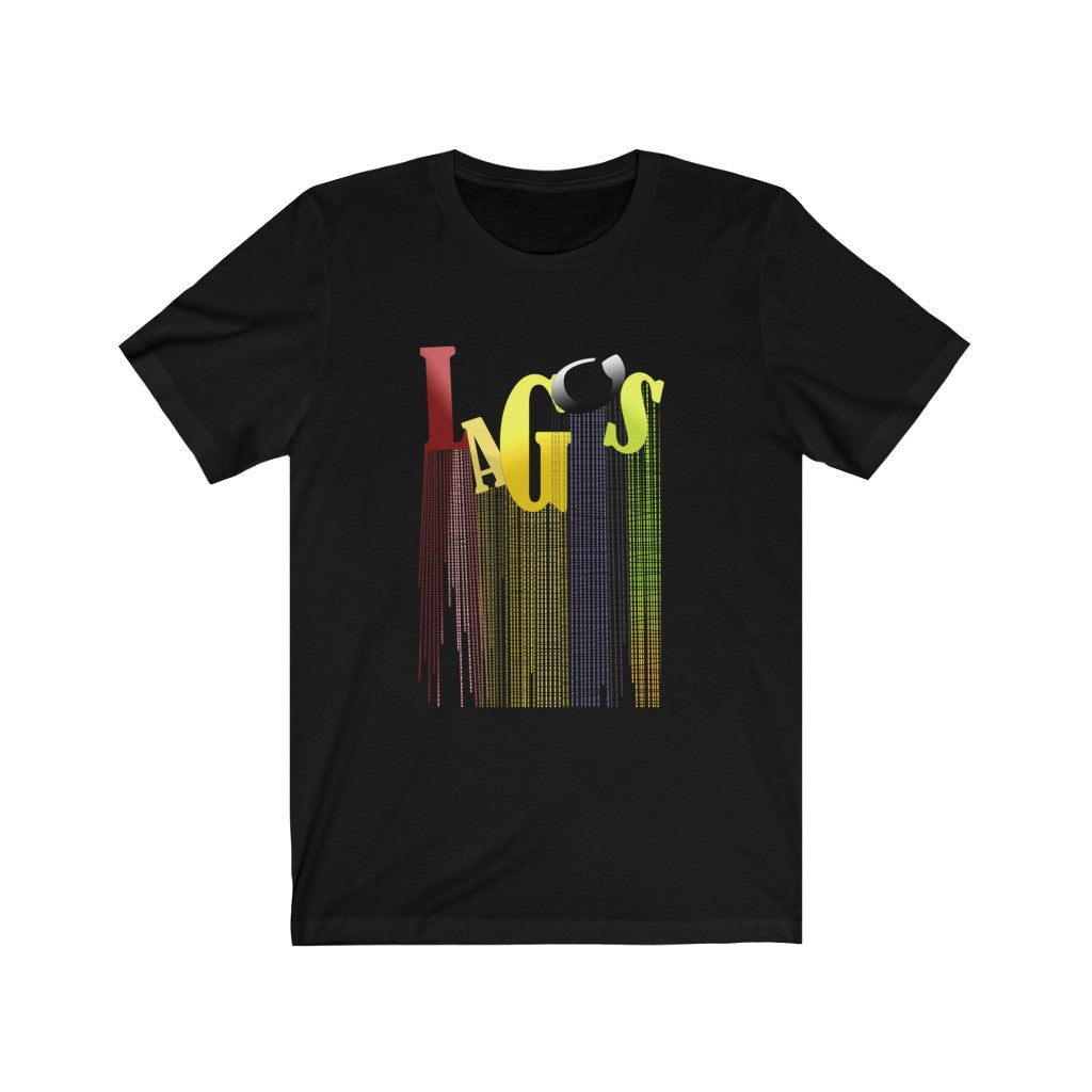 Lagos Unisex Short Sleeve Tee - AFROSWAGG5