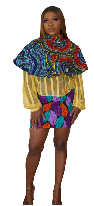 Ajoke Extra - 2 Piece Outfit - AFROSWAGG5