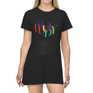 Proudly T-Shirt Dress - AFROSWAGG5